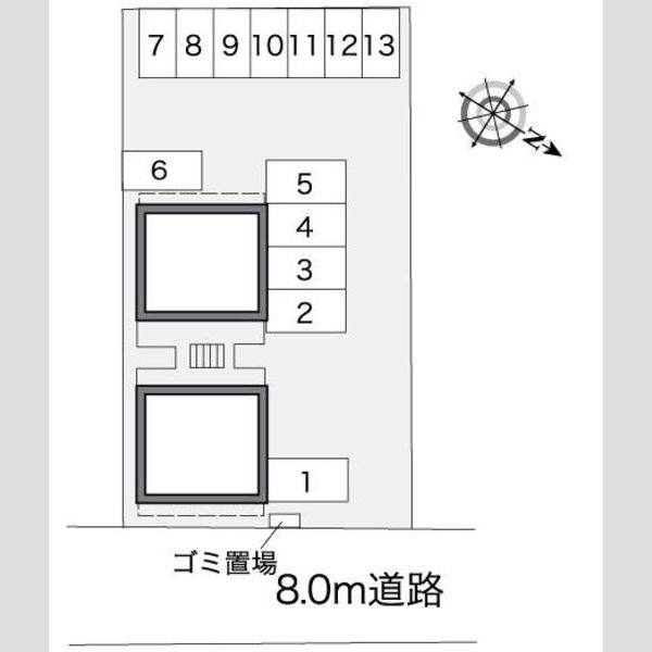 レオパレス向山West 室内写真1