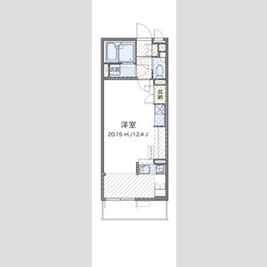 ワンルーム 間取り図
