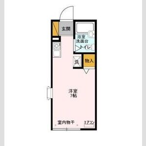 ワンルーム 間取り図