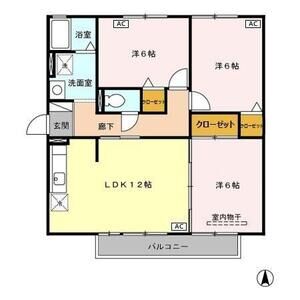 3LDK 間取り図