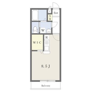 ワンルーム 間取り図
