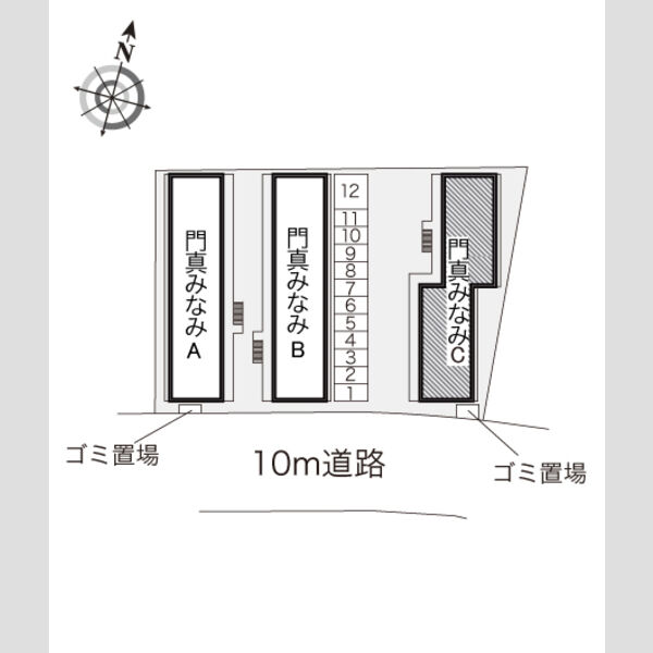 レオパレス門真みなみC 室内写真1
