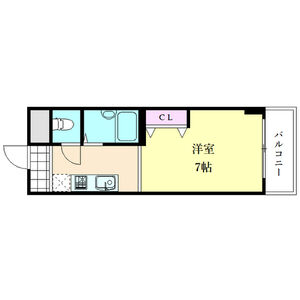 ワンルーム 間取り図