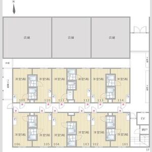 ワンルーム 間取り図