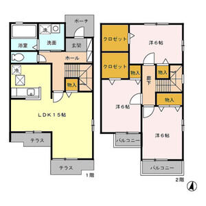 3LDK 間取り図