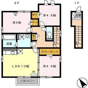 3LDK 間取り図