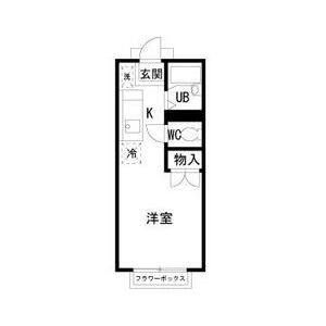 ワンルーム 間取り図