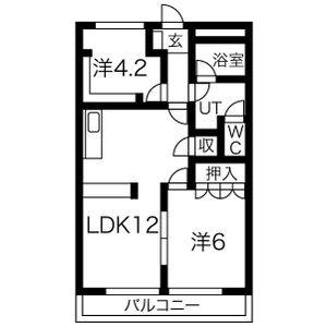 3DK 間取り図