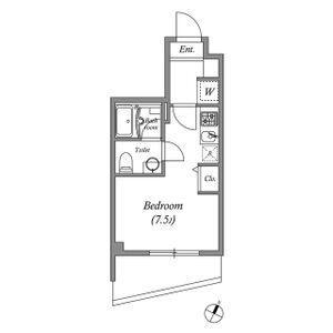ワンルーム 間取り図