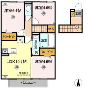 3LDK 間取り図