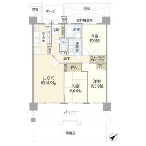 3LDK 間取り図
