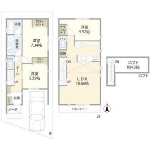 3LDK 間取り図