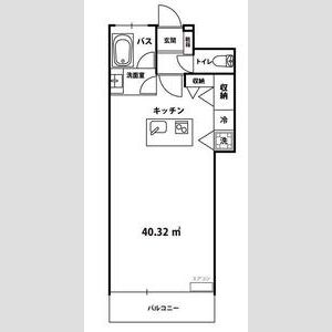 ワンルーム 間取り図