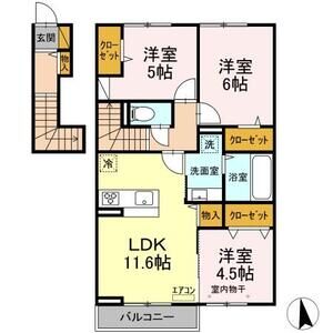 3LDK 間取り図