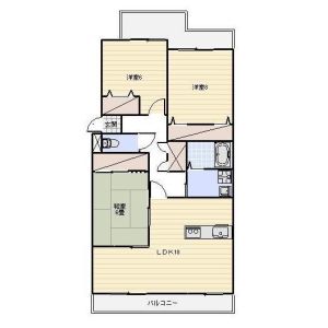 3LDK 間取り図