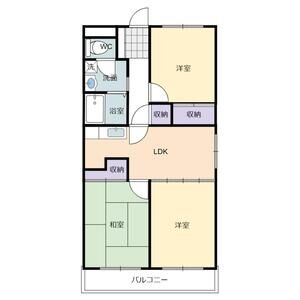 3LDK 間取り図