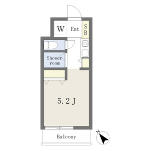 ワンルーム 間取り図
