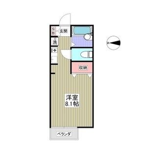 ワンルーム 間取り図