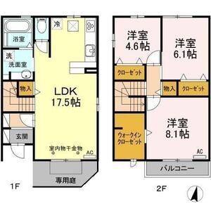 3LDK 間取り図