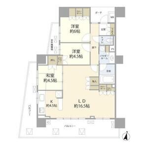 3LDK 間取り図