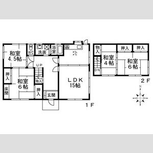 4LDK 間取り図