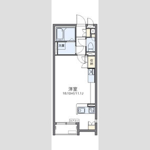 ワンルーム 間取り図