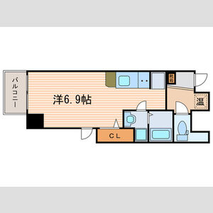 ワンルーム 間取り図