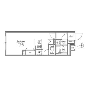 ワンルーム 間取り図