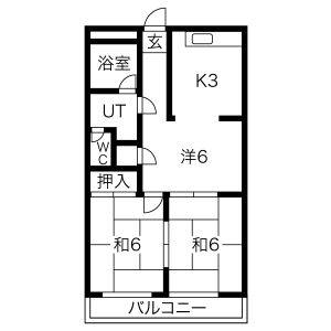 3K 間取り図
