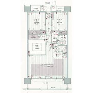 3LDK 間取り図