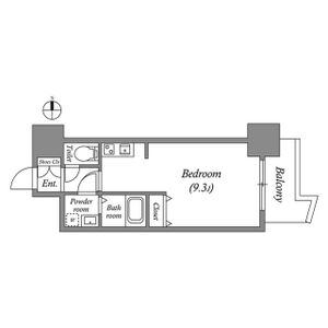 ワンルーム 間取り図