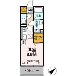 ワンルーム 間取り図