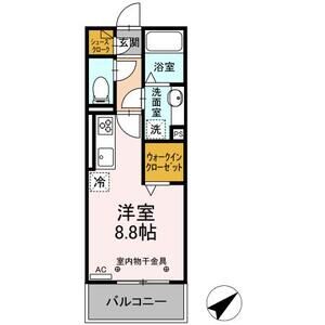 ワンルーム 間取り図