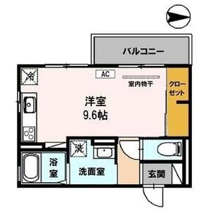 ワンルーム 間取り図