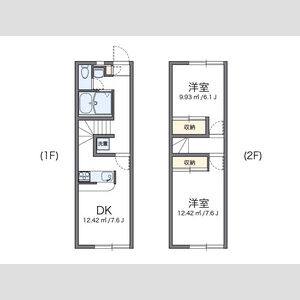 2DK 間取り図