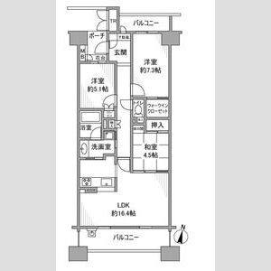 3LDK 間取り図