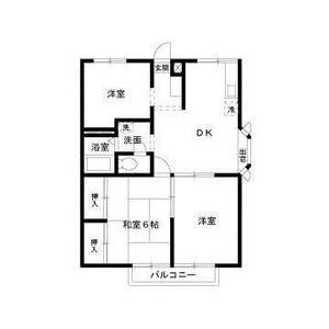 3DK 間取り図