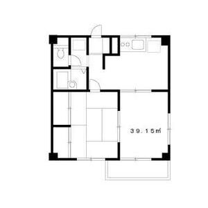 2DK 間取り図