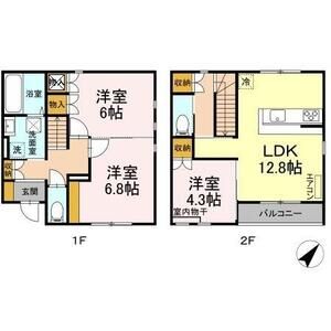 3LDK 間取り図