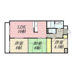 3LDK 間取り図