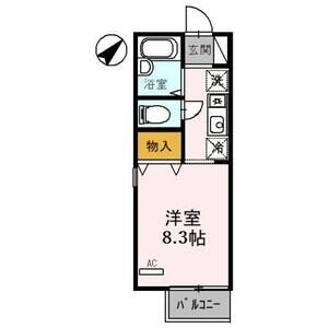 ワンルーム 間取り図