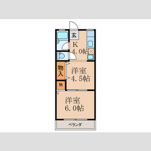 2K 間取り図