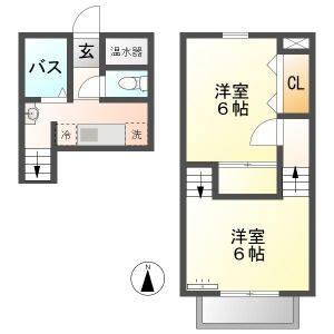 2K 間取り図