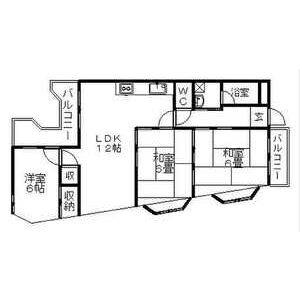 3LDK 間取り図