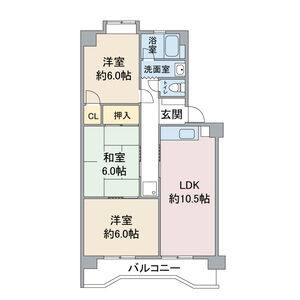 3LDK 間取り図