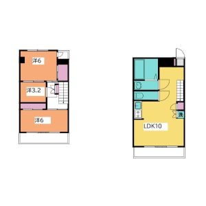 3LDK 間取り図