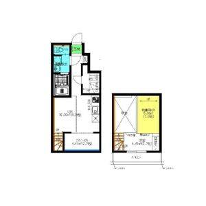 ワンルーム 間取り図