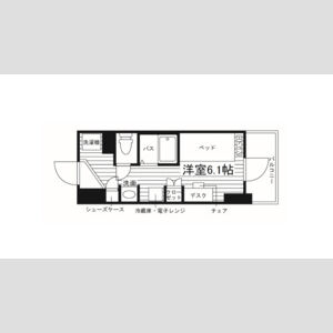 ワンルーム 間取り図