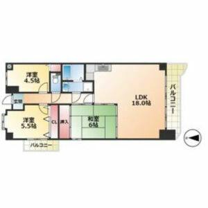 3LDK 間取り図