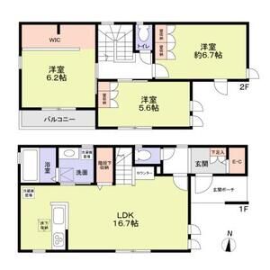 3LDK 間取り図